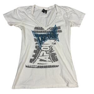 vintage y2k 2000s Tapout womens small tshirt emo grunge goth skater indie mma